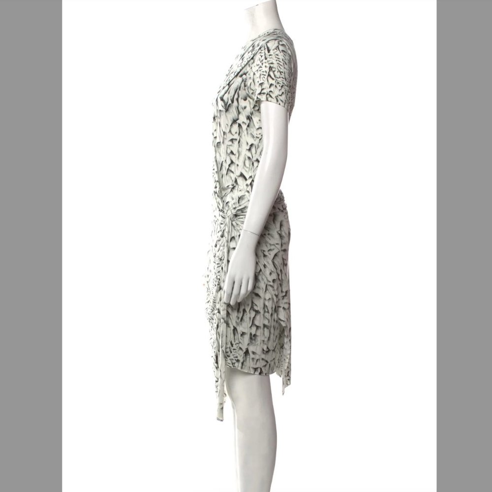 Helmut Lang Strata Printed Midi Dress - Picture 2 of 3